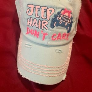 Jeep Hair - Don’t Care ball cap